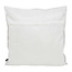 Maya White/Silver Kussenhoes | 45x45 cm | Polyester