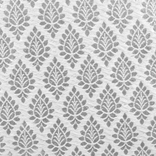 Maya White/Silver Kussenhoes | 45x45 cm | Polyester