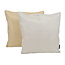 Nura Ivory / Gold | 45 x 45 cm | Kussenhoes | Polyester