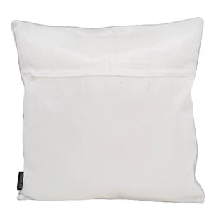 Rohan White/Silver Kissenbezug | 45x45 cm | Polyester