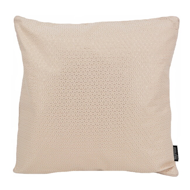 Roxy Ivory / Champagne | 45 x 45 cm | Kussenhoes | Polyester