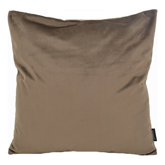 Gek op kussens! Velvet Donkerbruin | 45 x 45 cm | Kussenhoes | Polyester