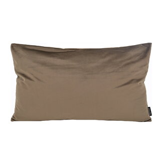 Gek op kussens! Velvet Donkerbruin Long | 30 x 50 cm | Kussenhoes | Polyester