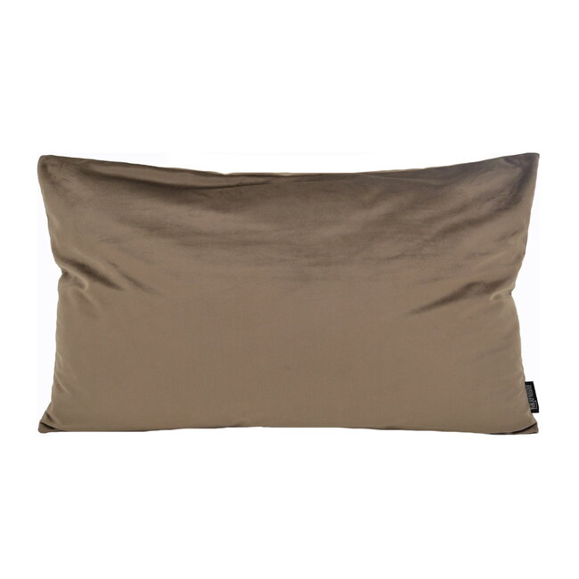 Velvet Donkerbruin Long | 30 x 50 cm | Kussenhoes | Polyester