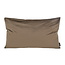 Gek op kussens! Velvet Donkerbruin Long | 30 x 50 cm | Kussenhoes | Polyester