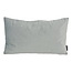 Gek op kussens! Velvet Zilvergrijs Long | 30 x 50 cm | Kussenhoes | Polyester