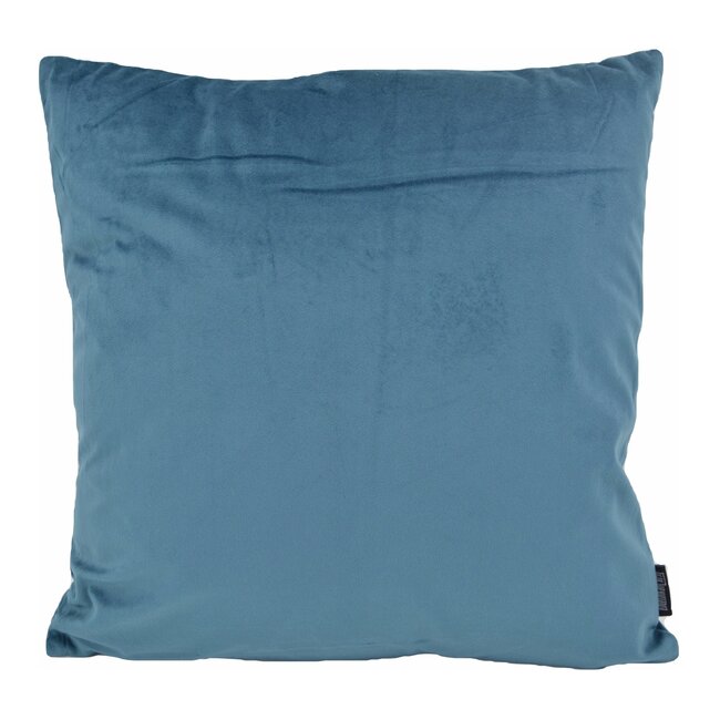 Velvet Denim Blauw | 45 x 45 cm | Kussenhoes | Polyester
