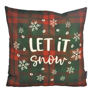 Let It Snow Kissenbezug | 45x45 cm | Baumwolle/Leinen