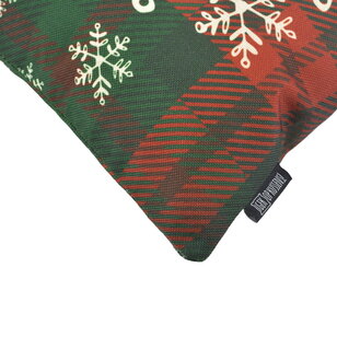 Let It Snow Kussenhoes | 30x50 cm | Katoen/Linnen