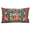 Jingle Bells Kussenhoes | 30x50 cm | Katoen/Linnen