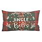 Jingle Bells Kissenbezug | 30x50 cm | Baumwolle/Leinen