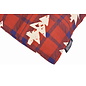 Tartan Christmas Tree Kissenbezug | 45x45 cm | Baumwolle/Leinen