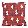 Tartan Christmas Tree Kussenhoes | 45x45 cm | Katoen/Linnen