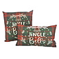 Jingle Bells Kissenbezug | 30x50 cm | Baumwolle/Leinen