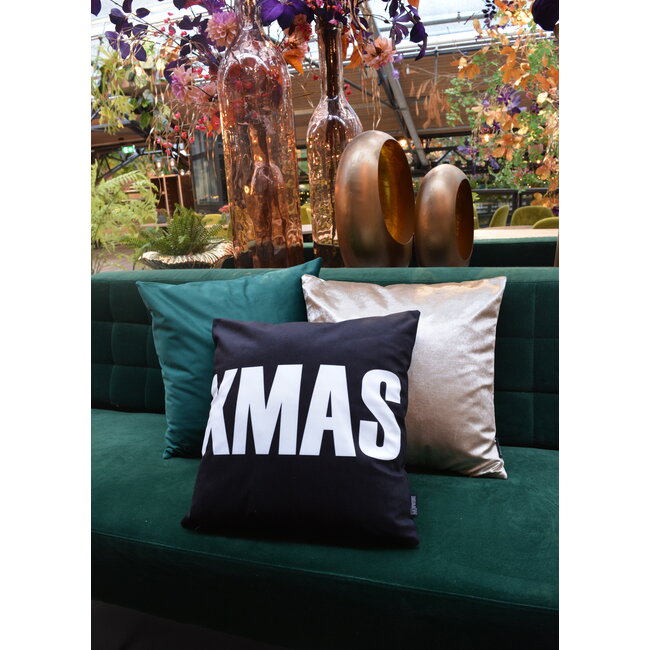 Velvet Donkergroen | 45 x 45 cm | Kussenhoes | Polyester