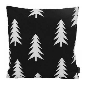 Gek op kussens! White Trees Kissenbezug | 45x45 cm | Baumwolle/Polyester