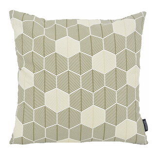 Gek op kussens! Hexagon Groen | 45 x 45 cm | Kussenhoes | Katoen/Polyester