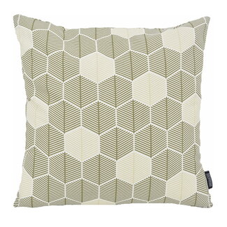 Gek op kussens! Hexagon Grün Kissenbezug | 45x45 cm | Baumwolle/Polyester