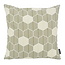Hexagon Groen Kussenhoes | 45x45 cm | Katoen/Polyester