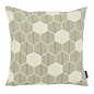Hexagon Grün Kissenbezug | 45x45 cm | Baumwolle/Polyester