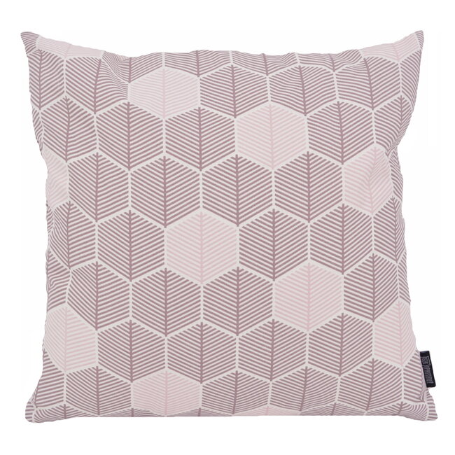 Hexagon Paars | 45 x 45 cm | Kussenhoes | Katoen/Polyester