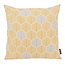 Gek op kussens! Hexagon Geel Kussenhoes | 45x45 cm | Katoen/Polyester