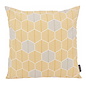 Hexagon Geel Kussenhoes | 45x45 cm | Katoen/Polyester