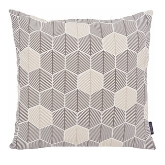 Gek op kussens! Hexagon Grijs Kussenhoes | 45x45 cm | Katoen/Polyester