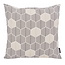 Gek op kussens! Hexagon Grijs | 45 x 45 cm | Kussenhoes | Katoen/Polyester