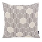 Hexagon Grijs Kussenhoes | 45x45 cm | Katoen/Polyester
