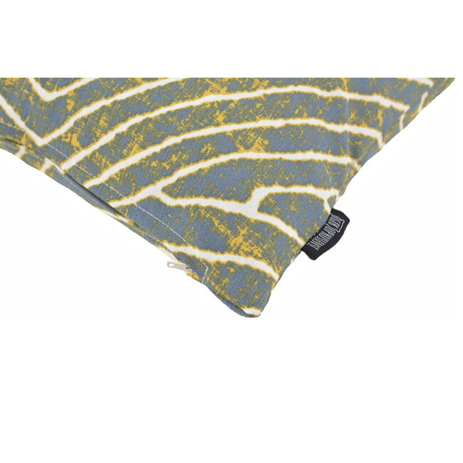 Abstracto Blau/Gelb Kissenbezug | 45x45 cm | Baumwolle/Polyester