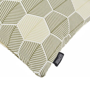 Hexagon Groen Kussenhoes | 45x45 cm | Katoen/Polyester