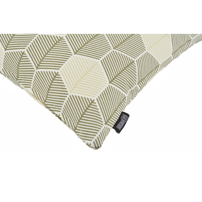 Hexagon Groen | 45 x 45 cm | Kussenhoes | Katoen/Polyester