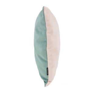 Velvet 2 Tone - Green/Pink Kussenhoes | 45x45 cm | Velvet/Polyester