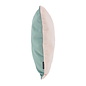 Velvet 2 Tone - Green/Pink Kussenhoes | 45x45 cm | Velvet/Polyester