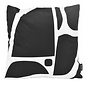 Black Shapes #2 Kissenbezug | 45x45 cm | Baumwolle/Polyester