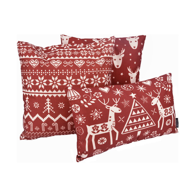 Reindeer Print  | 30 x 50 cm | Kussenhoes | Katoen/Linnen