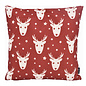Deer & Stars Kissenbezug | 45x45 cm | Baumwolle/Leinen