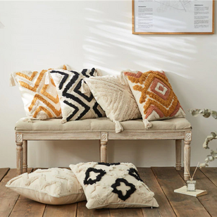 June Boho Multi Kussenhoes | 45x45 cm | Katoen