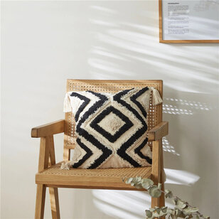 June Boho Black Kussenhoes | 45x45 cm | Katoen