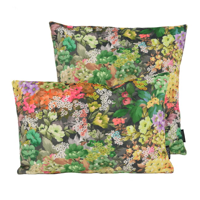 Velvet Flowers 1 Kussenhoes | 45x45 cm | Velvet/Polyester