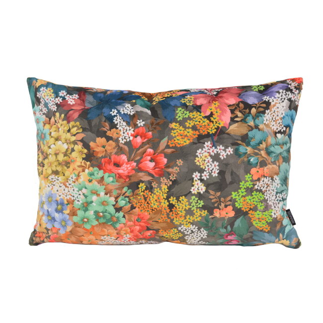 Velvet Flowers 2 Long | 30 x 50 cm | Kussenhoes | Velvet/Polyester