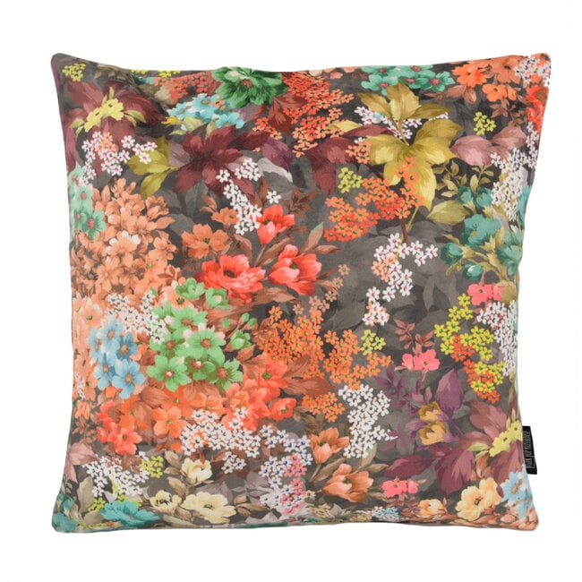 Velvet Flowers 3 | 45 x 45 cm | Kussenhoes | Velvet/Polyester