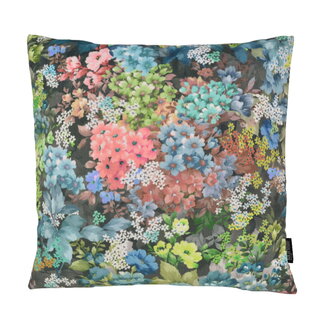 Gek op kussens! Velvet Flowers 4 Kussenhoes | 45x45 cm | Velvet/Polyester