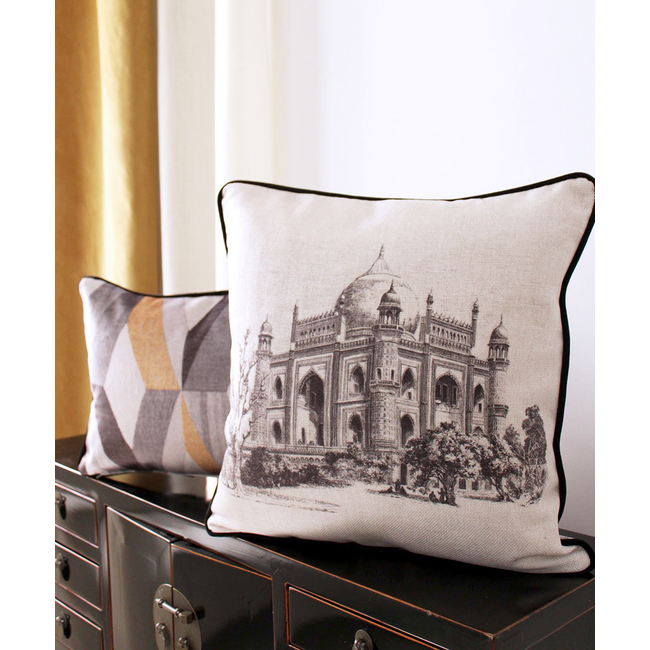 Velvet Taj Mahal Kussenhoes | 45x45 cm | Polyester
