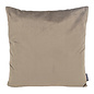 Velvet Taupe Kussenhoes | 45x45 cm | Polyester