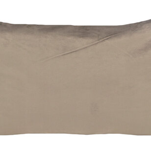 Velvet Taupe Kissenbezug | 30x50 cm | Polyester