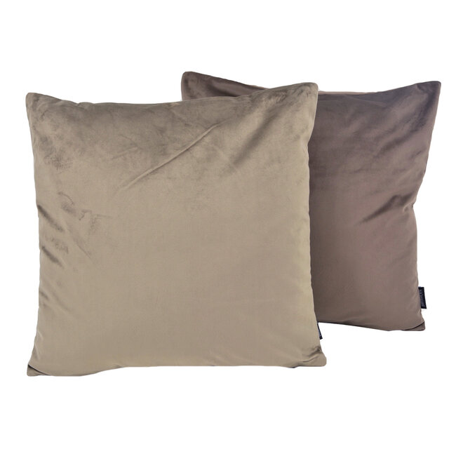Velvet Taupe Kussenhoes | 30x50 cm | Polyester