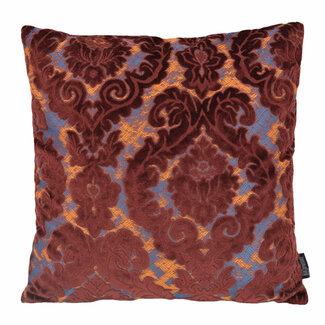 Barok Velvet Wijnrood | 45 x 45 cm | Kussenhoes | Velvet/Polyester