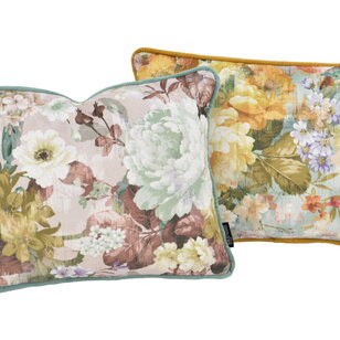 Velvet Leia Flor #2 Kussenhoes | 30x50 cm | Polyester